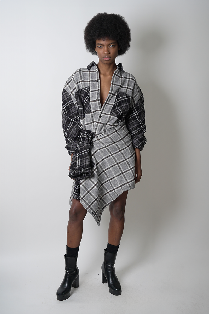 Camisa mixmatch cuadros