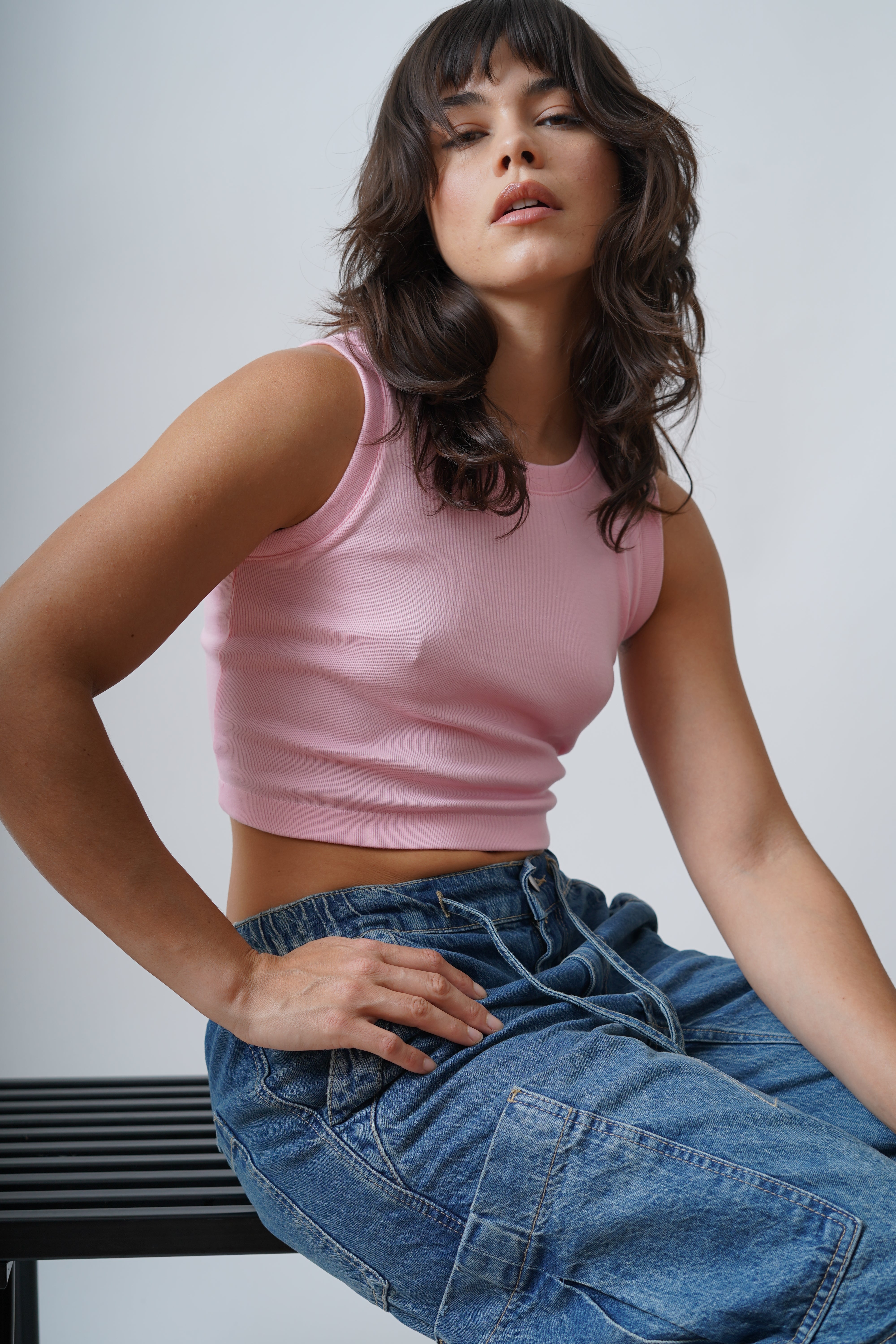 Musculosa Rib Crop