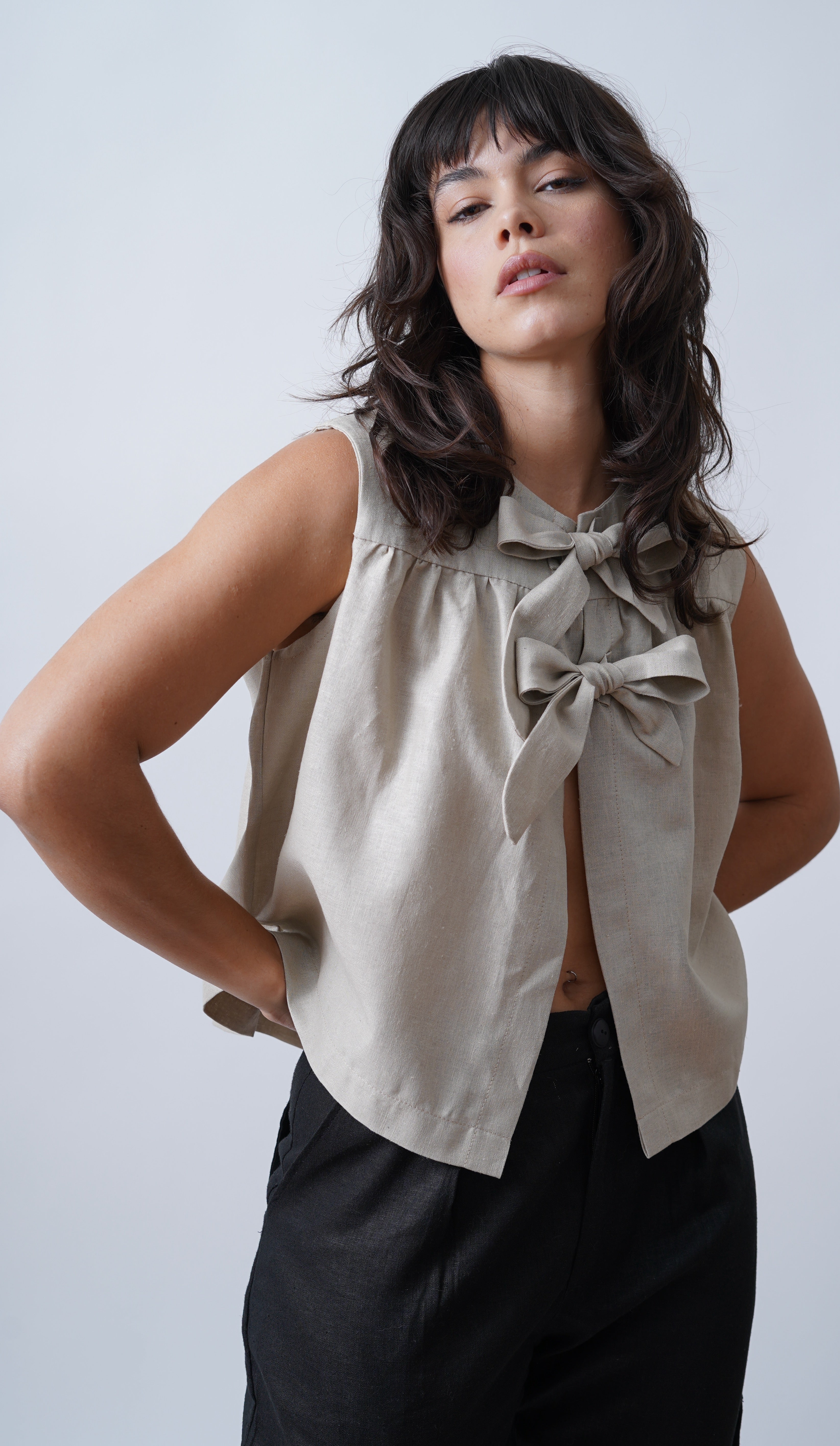 Camisas Lazadas Lino
