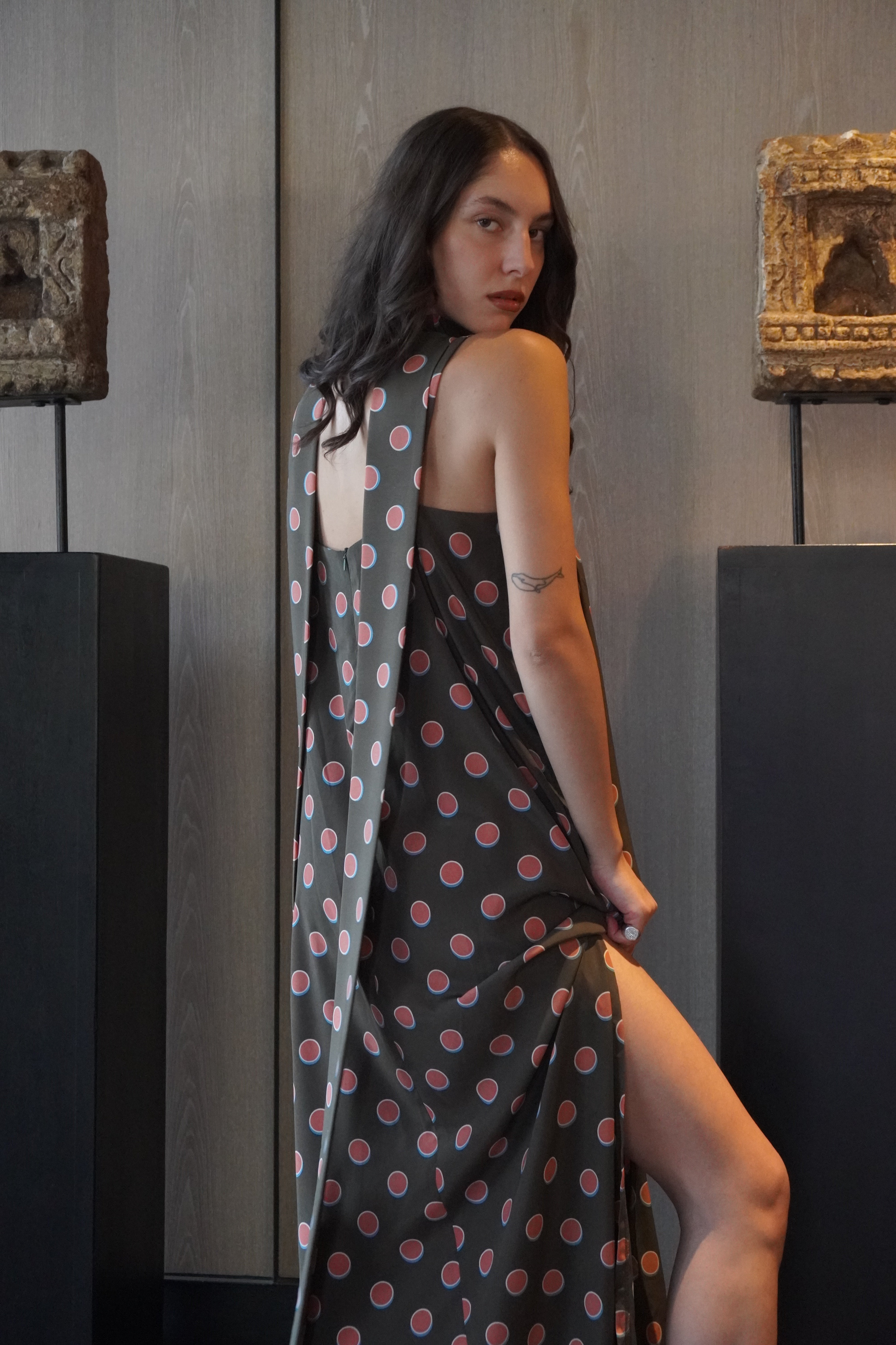 Vestido lunares