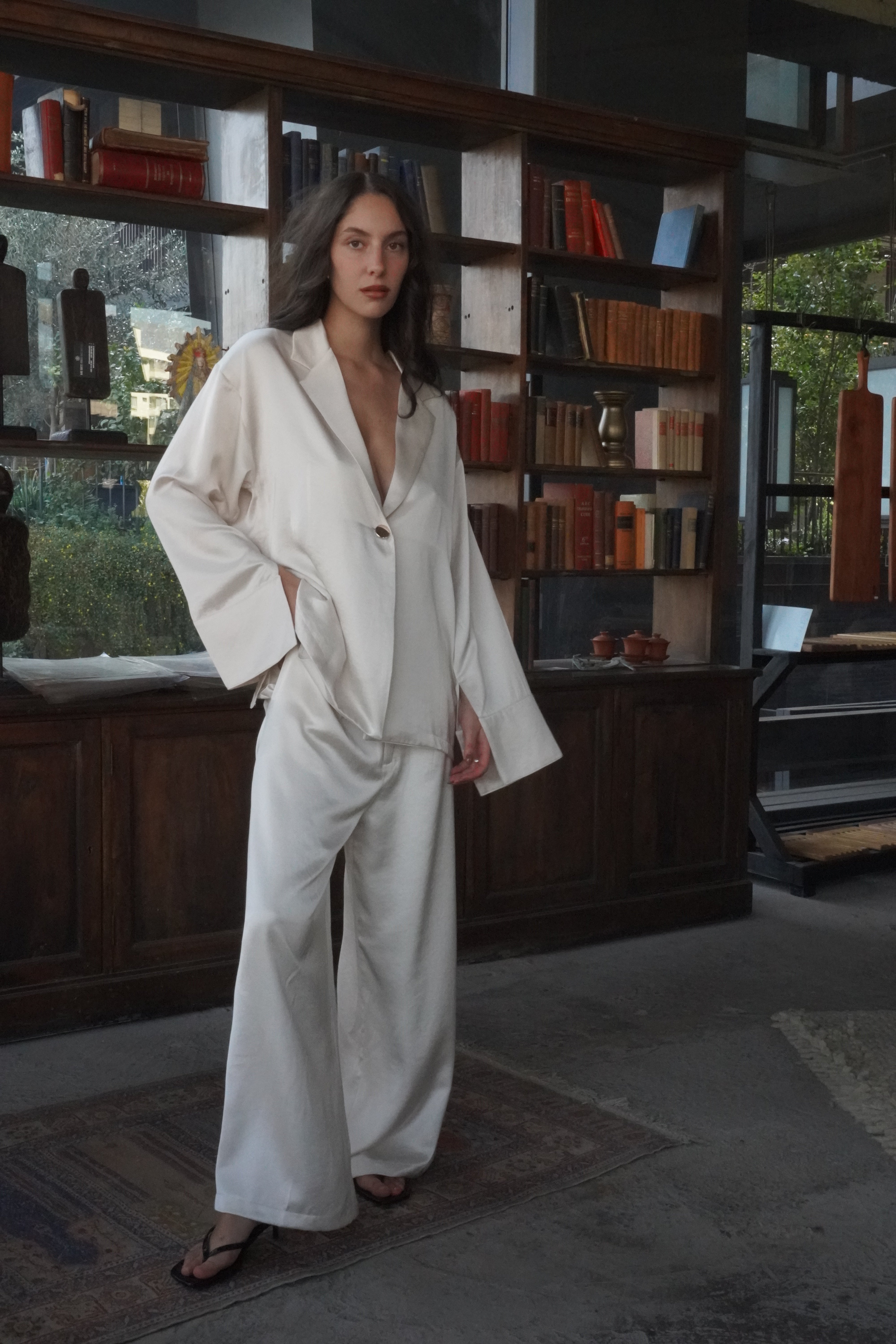 Pantalon seda pijamero