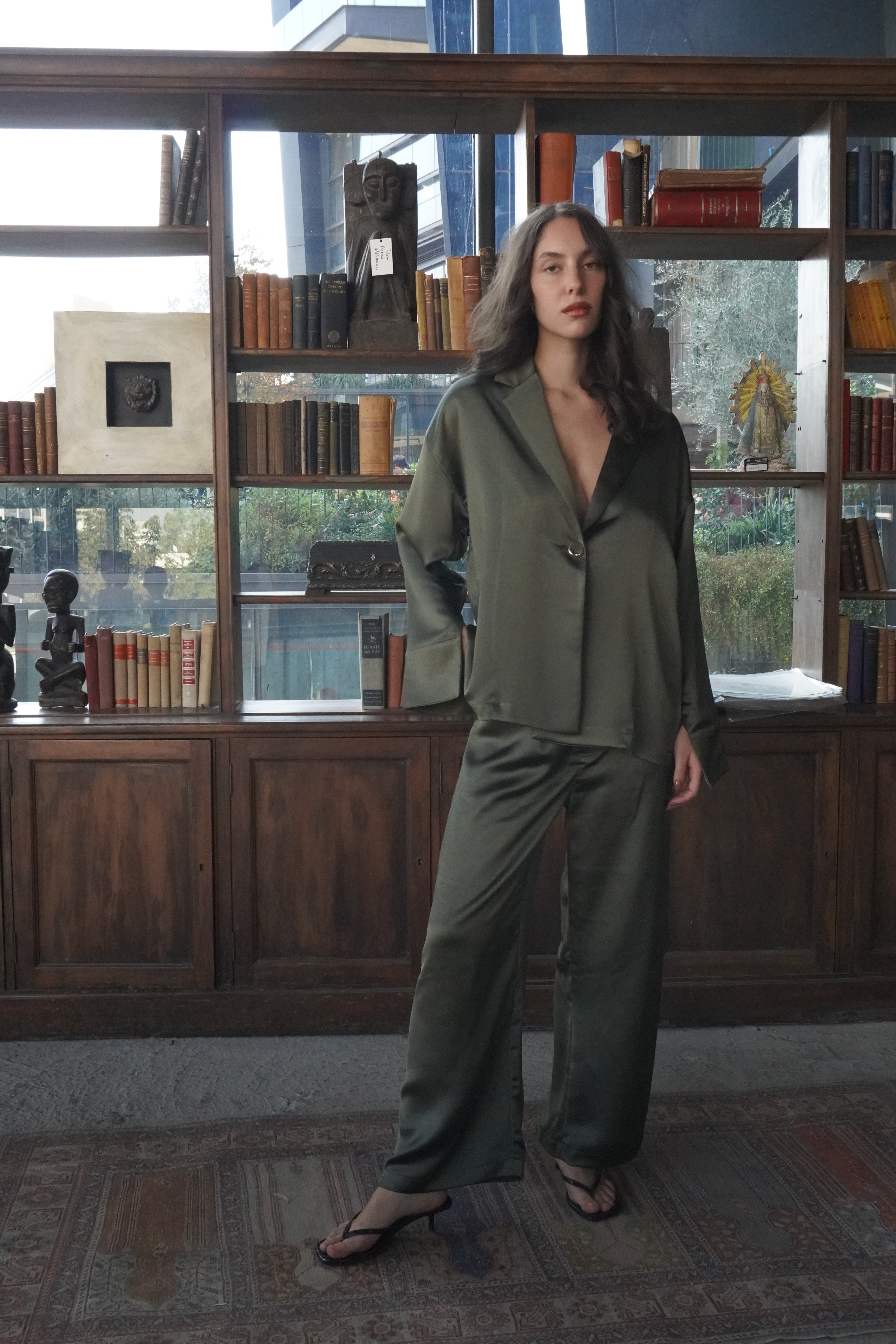 Camisa seda pijamero