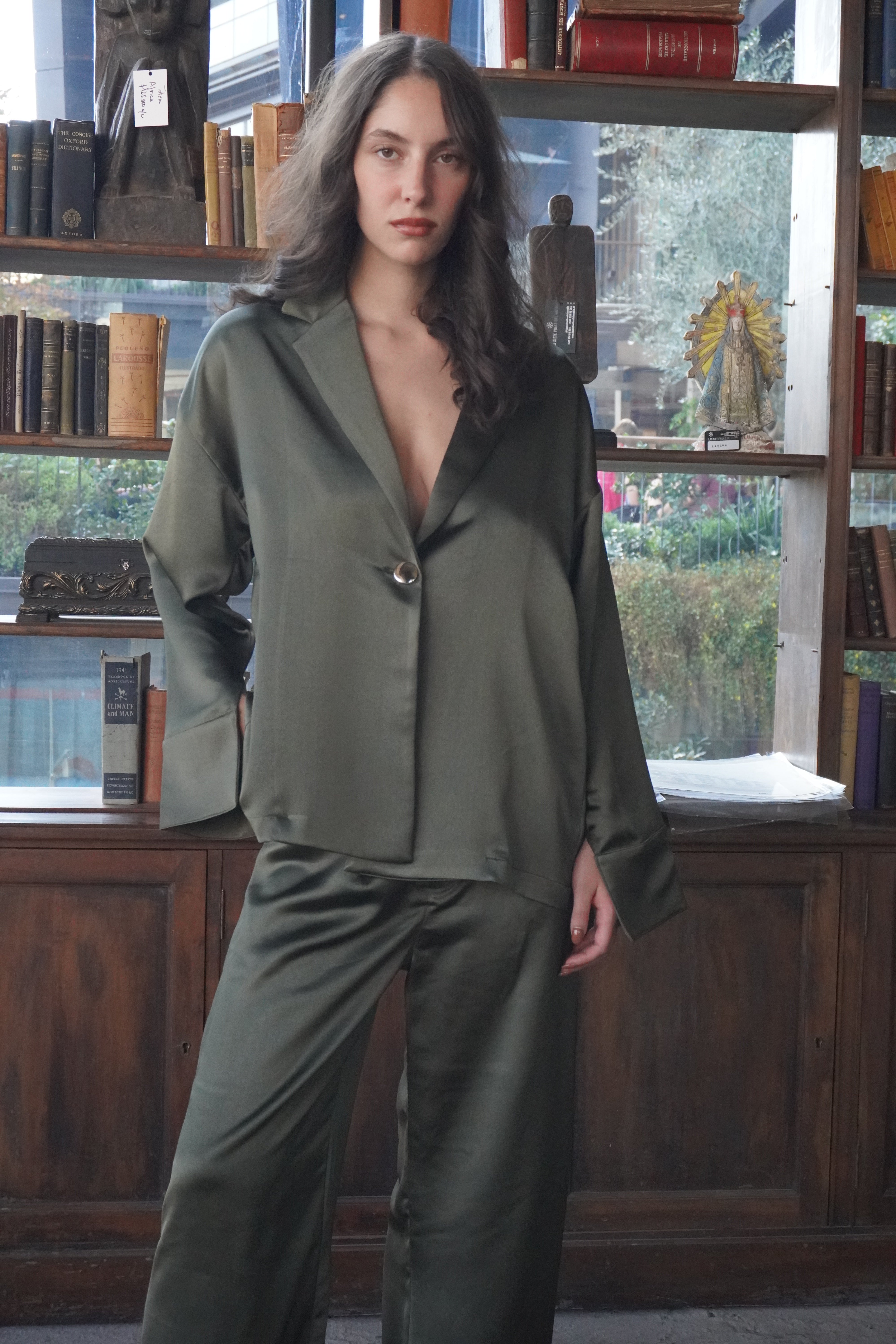 Camisa seda pijamero
