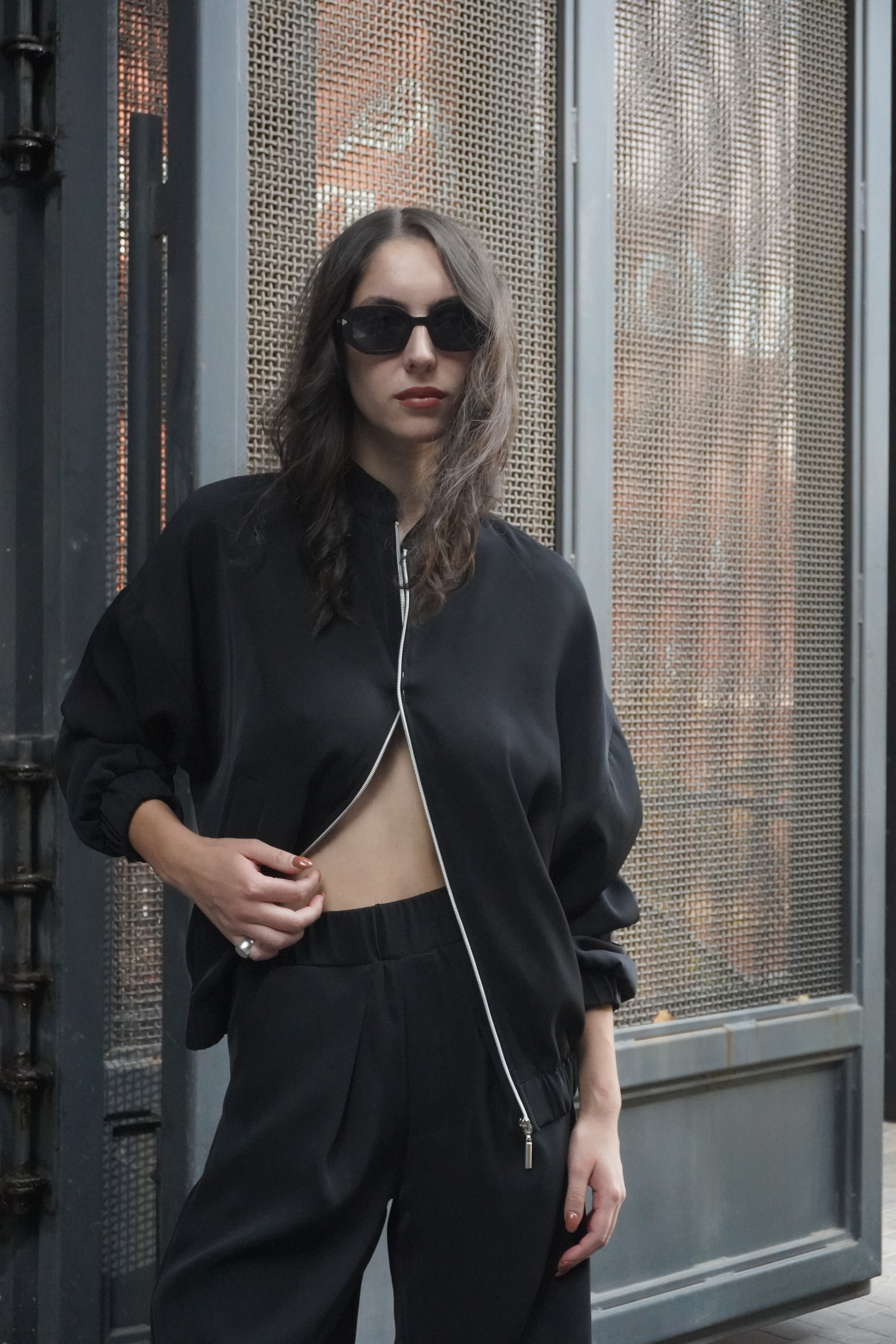 Bomber Creppe Oversized