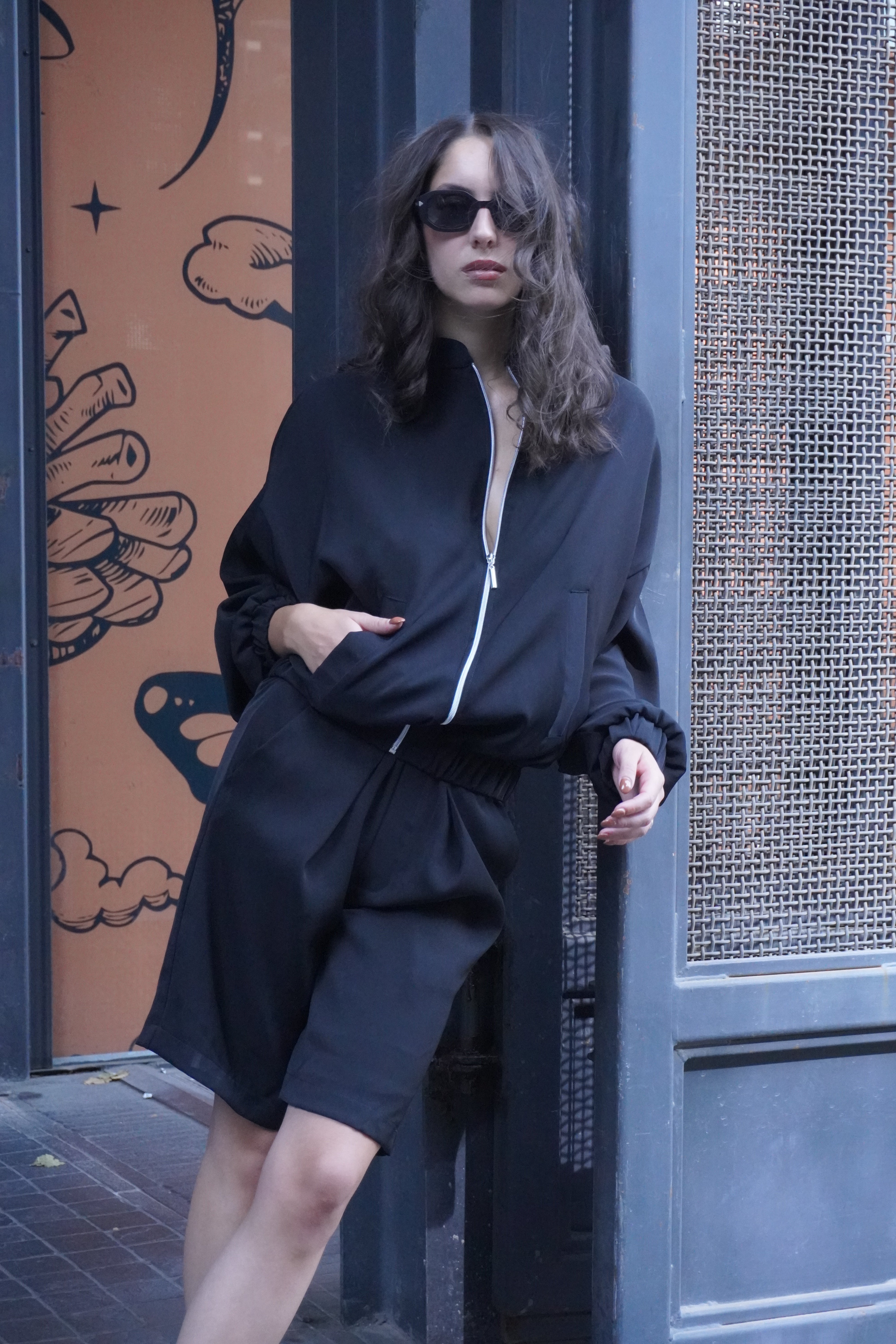 Bomber Creppe Oversized