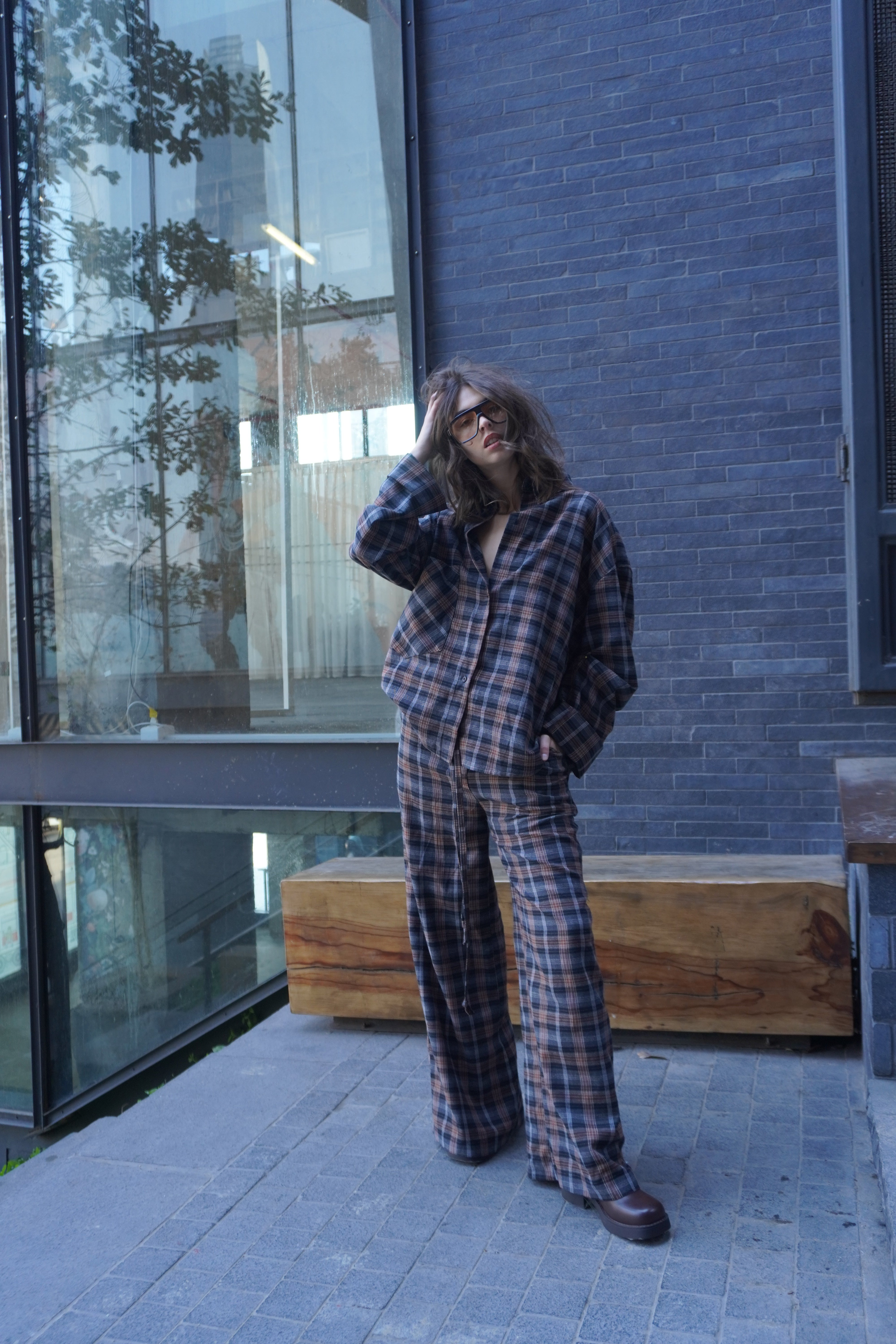 Pantalon pijamero a cuadros