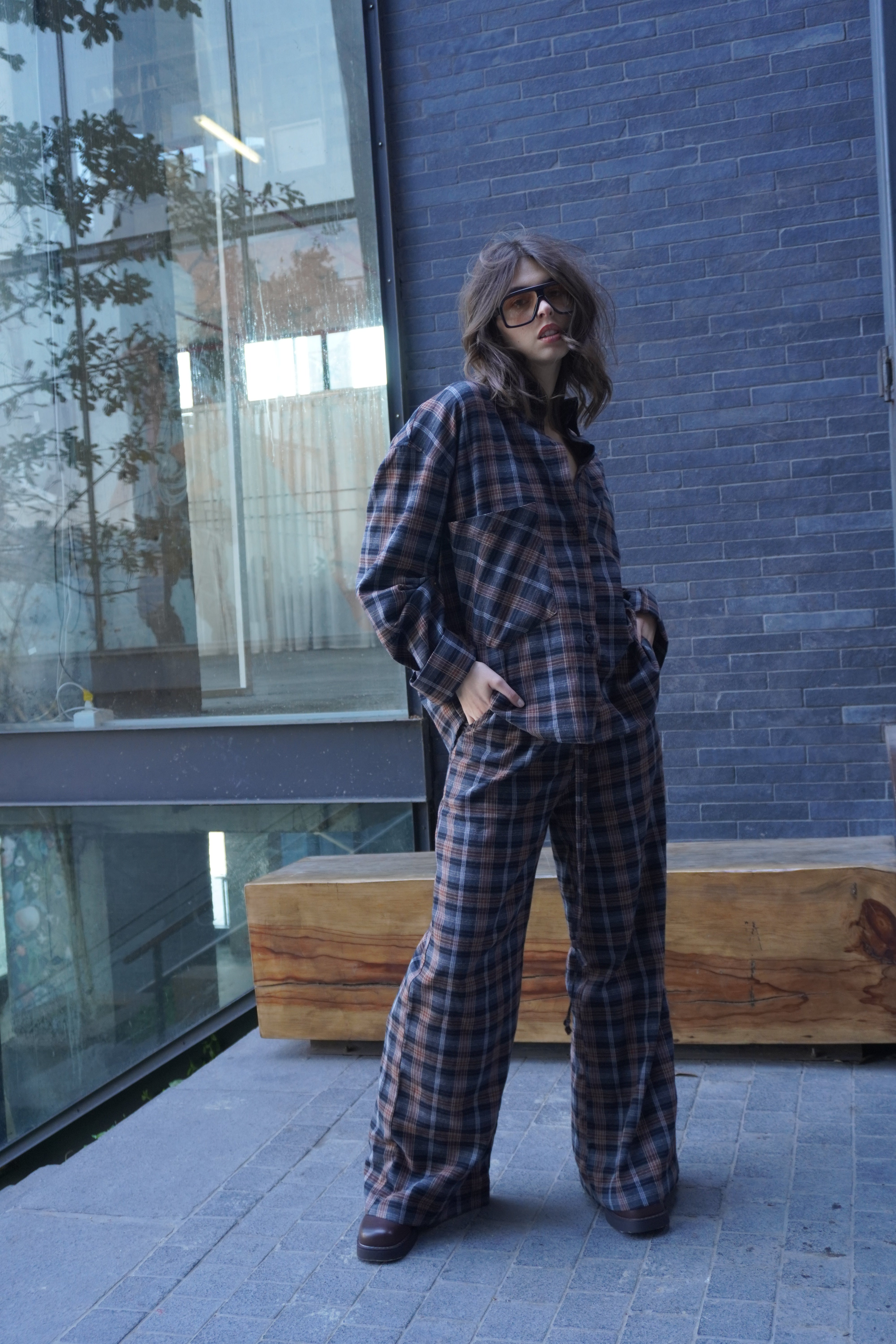 Pantalon pijamero a cuadros