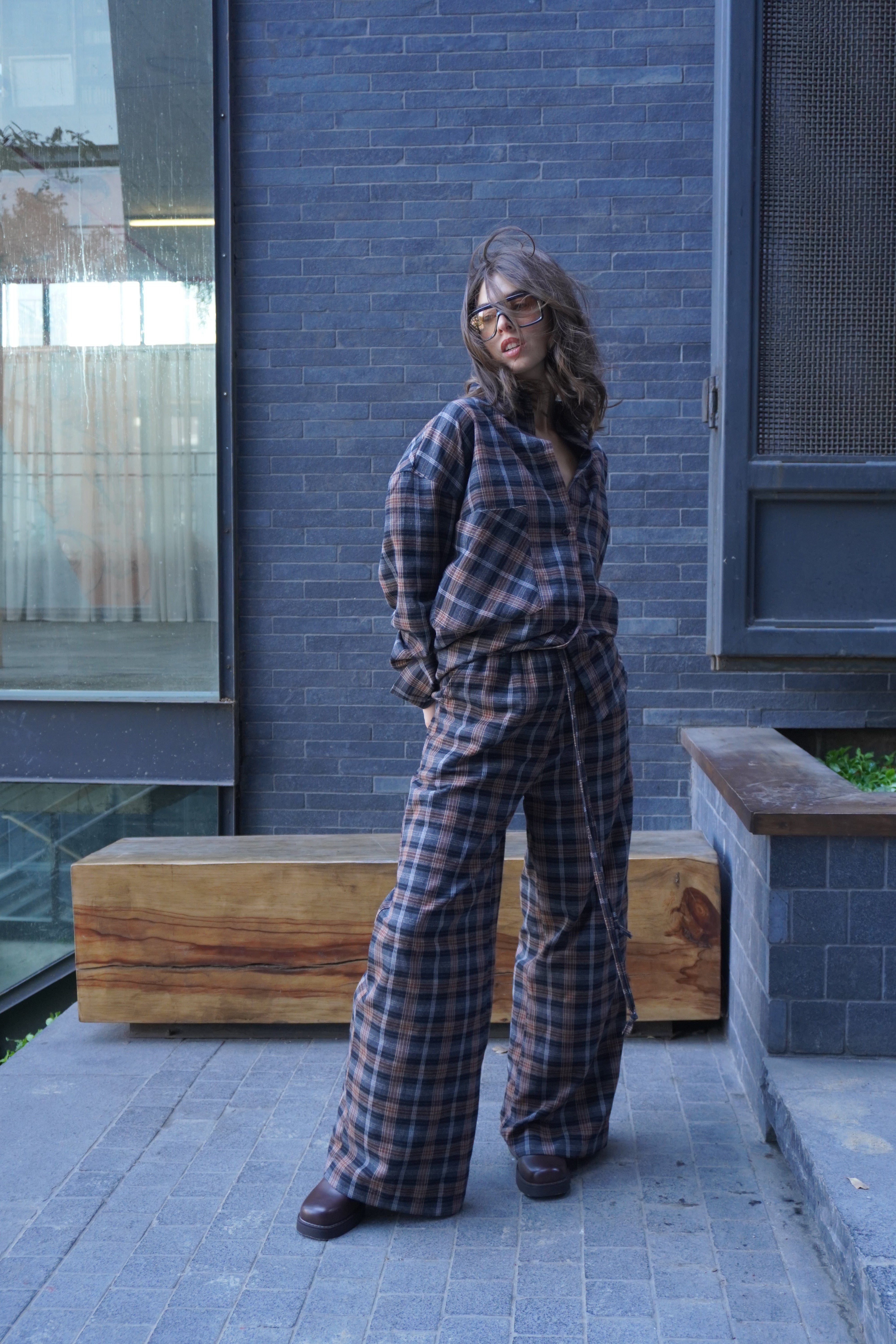 Pantalon pijamero a cuadros