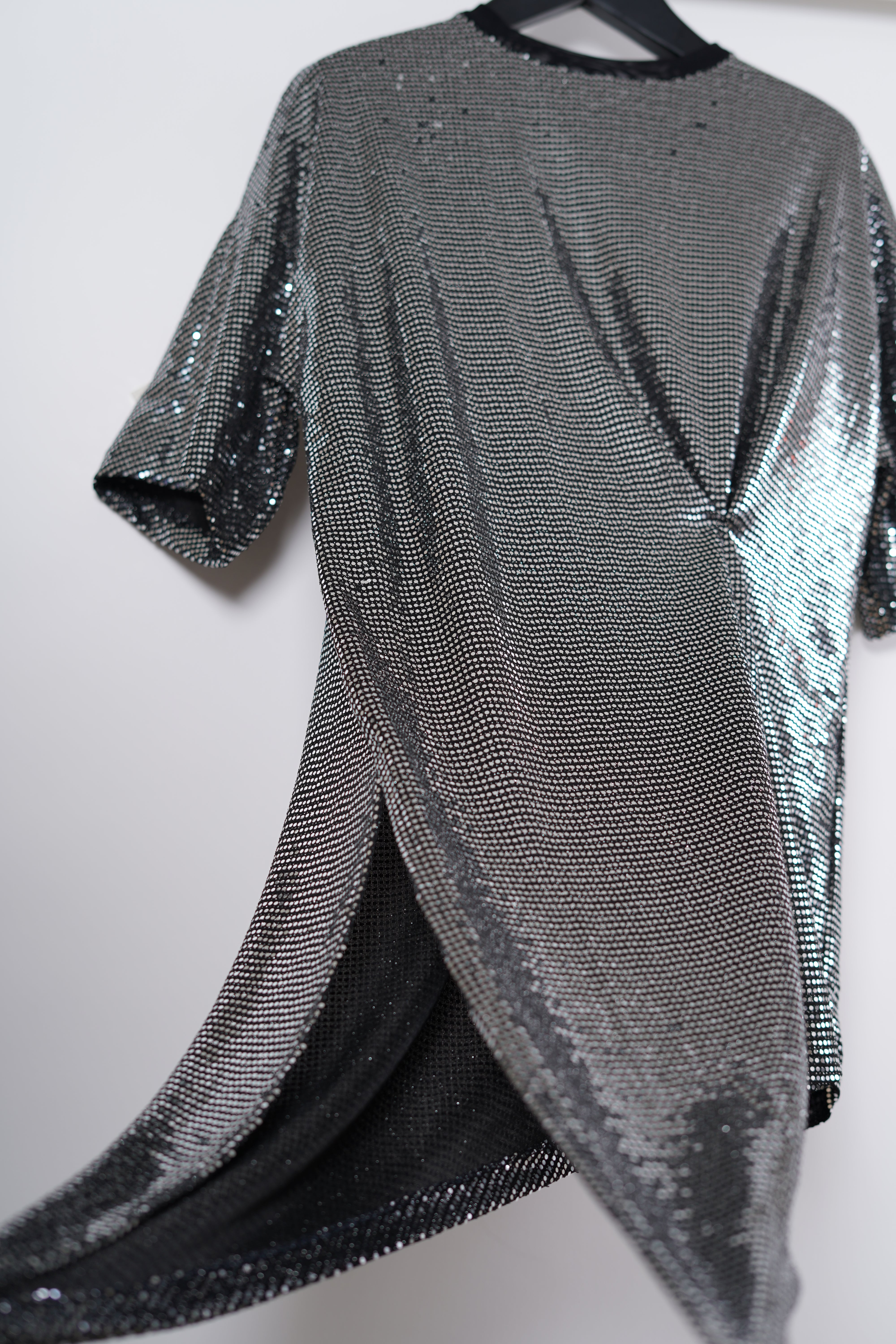 Vestido Brillo Asimetrico