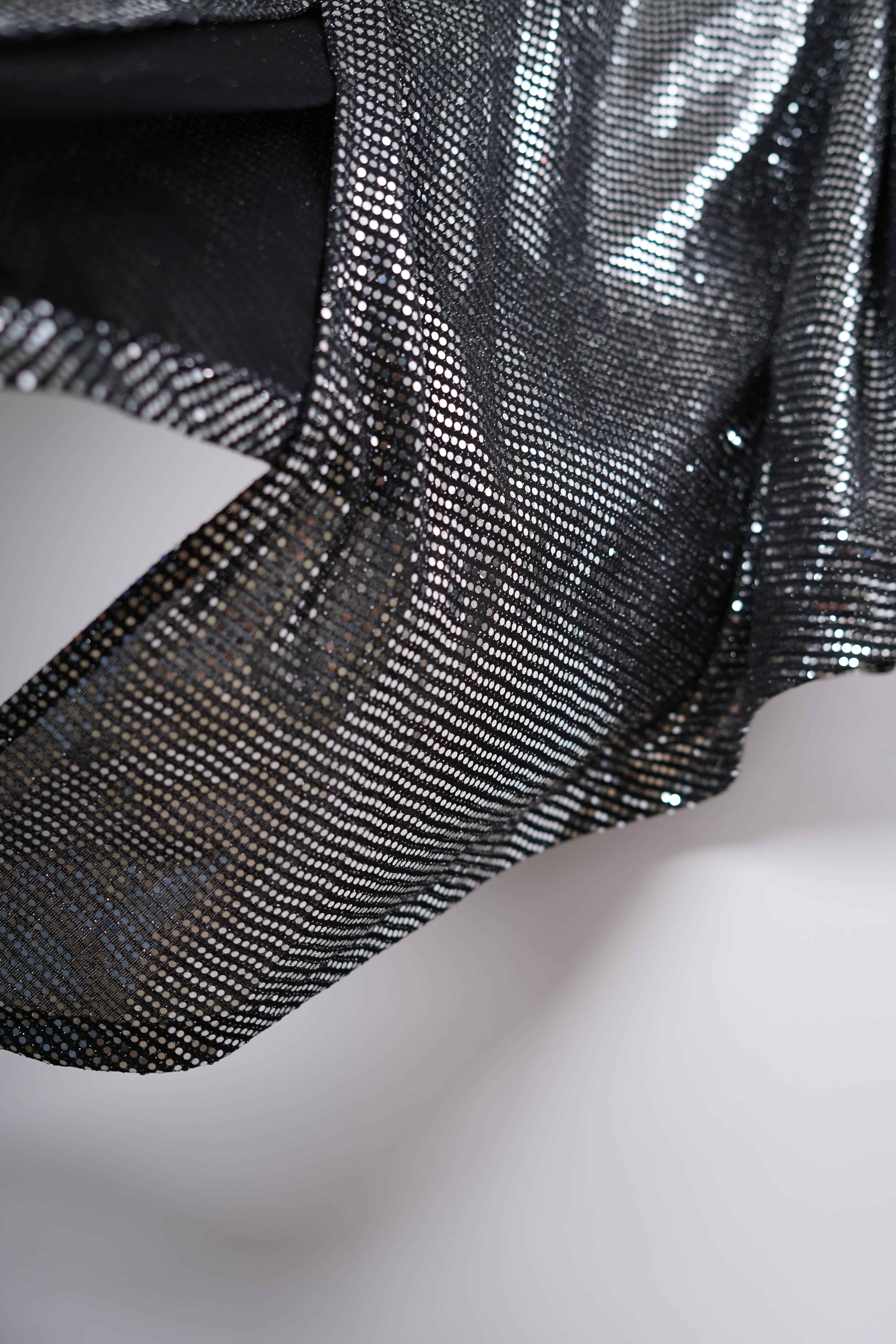 Vestido Brillo Asimetrico