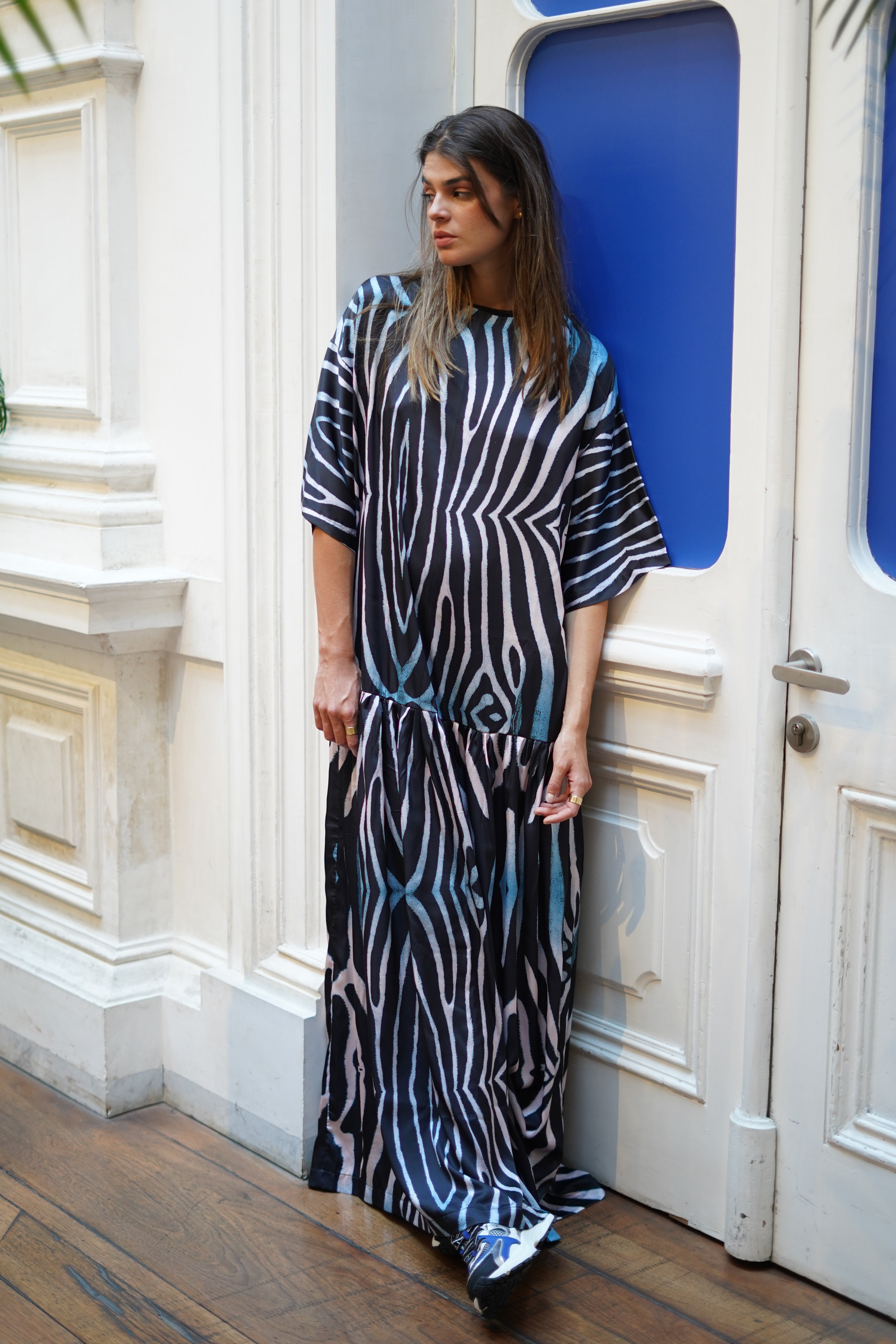 Maxi Vestido Cebra