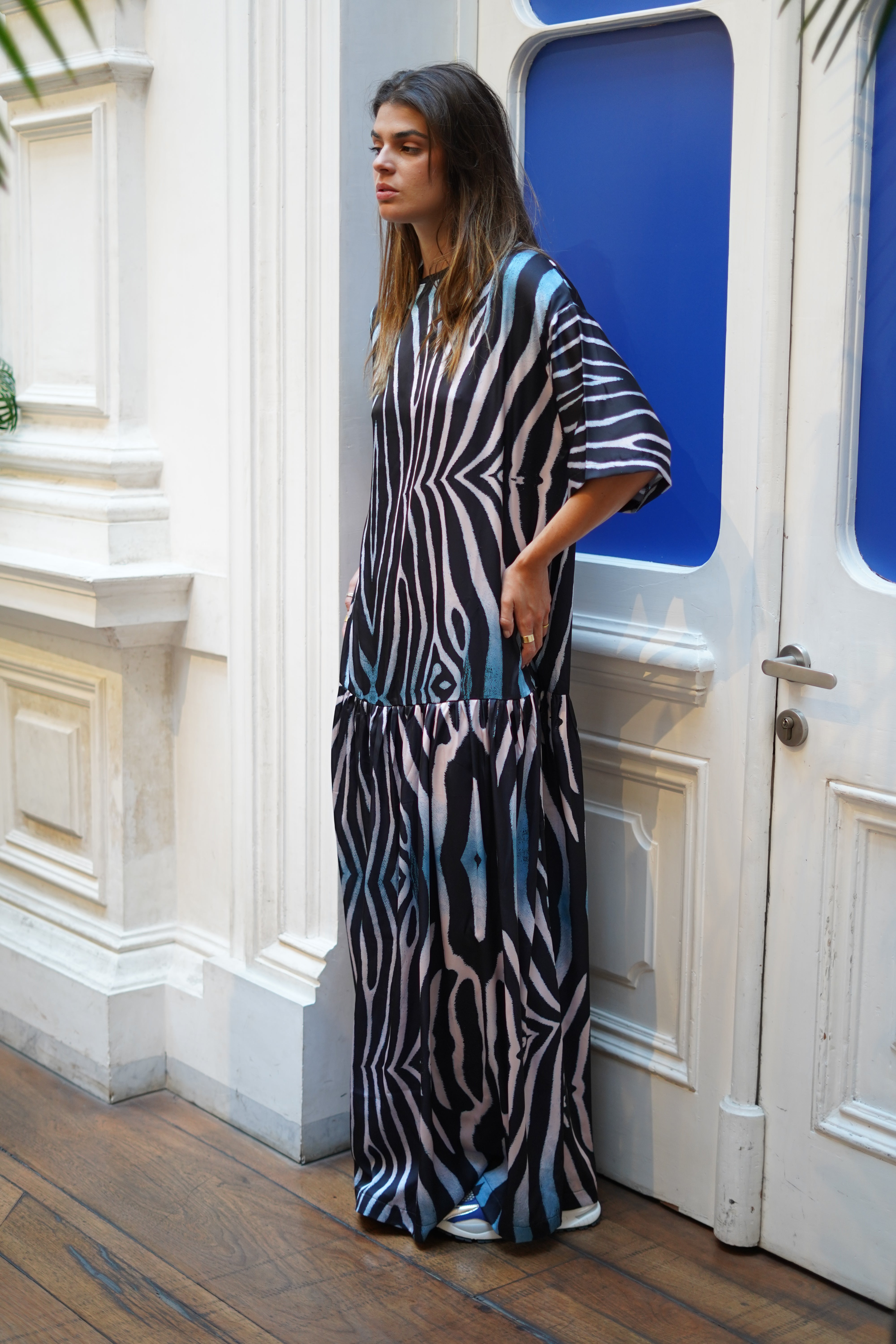 Maxi Vestido Cebra