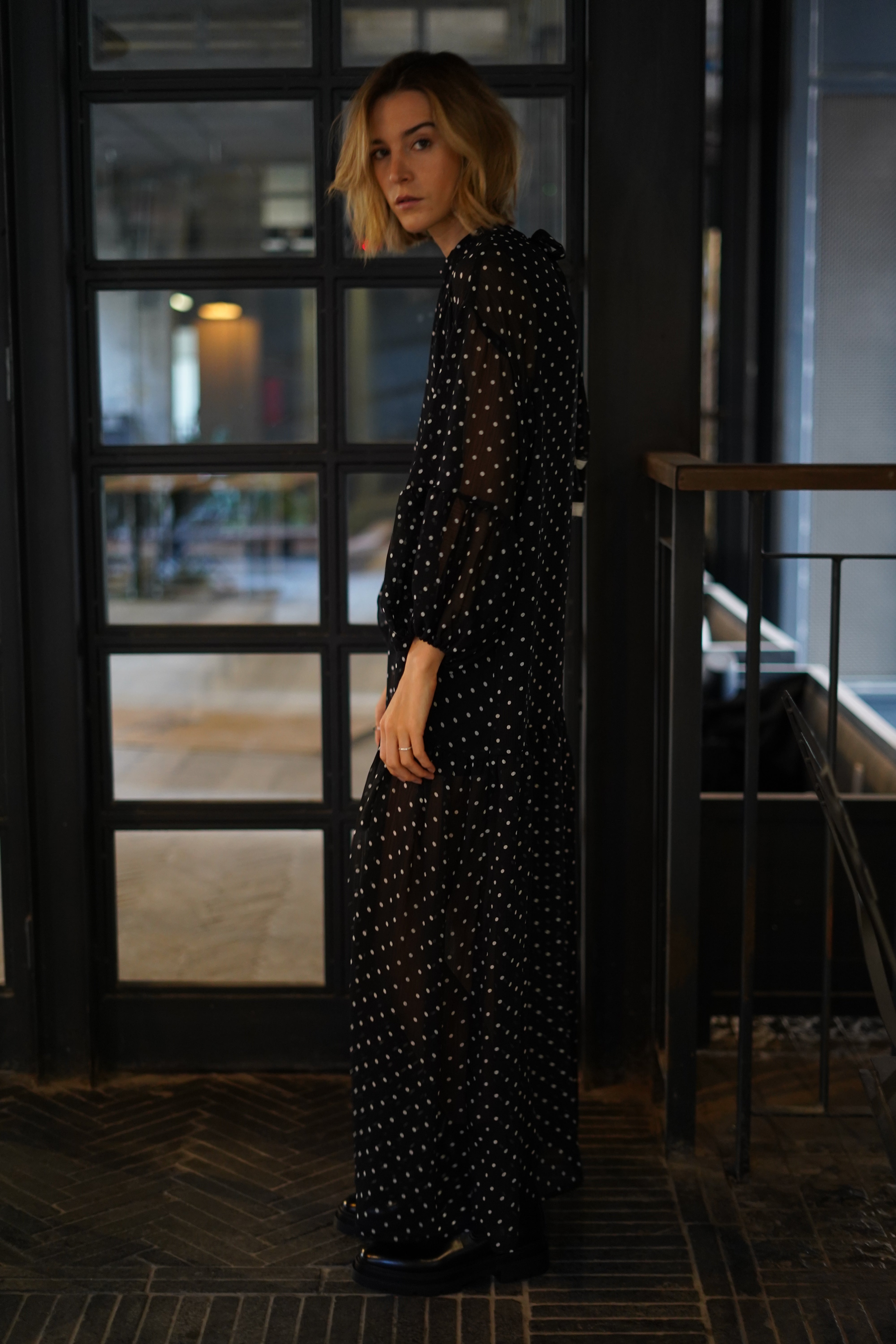 Maxivestido Lunares