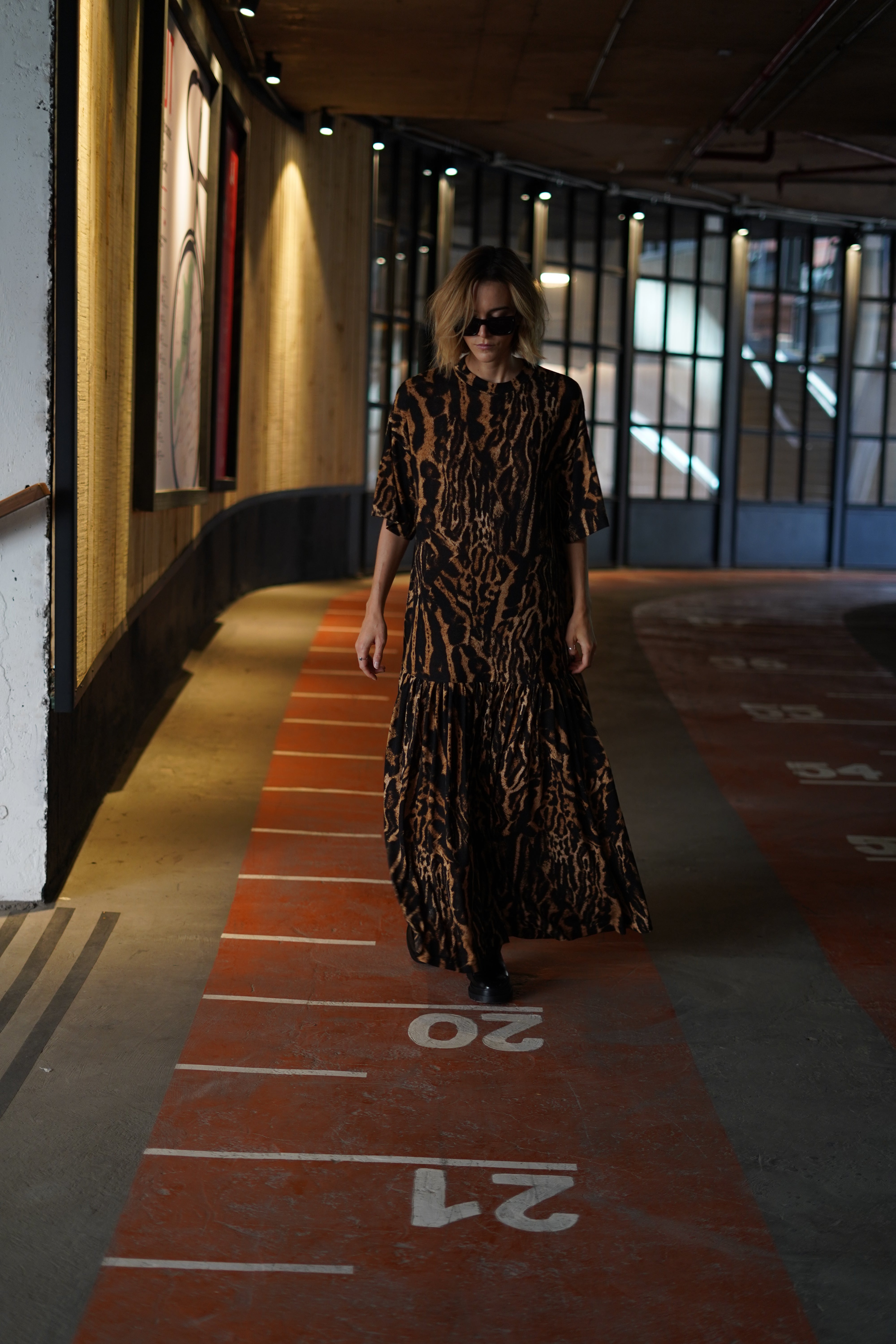 Maxivestido leopardo