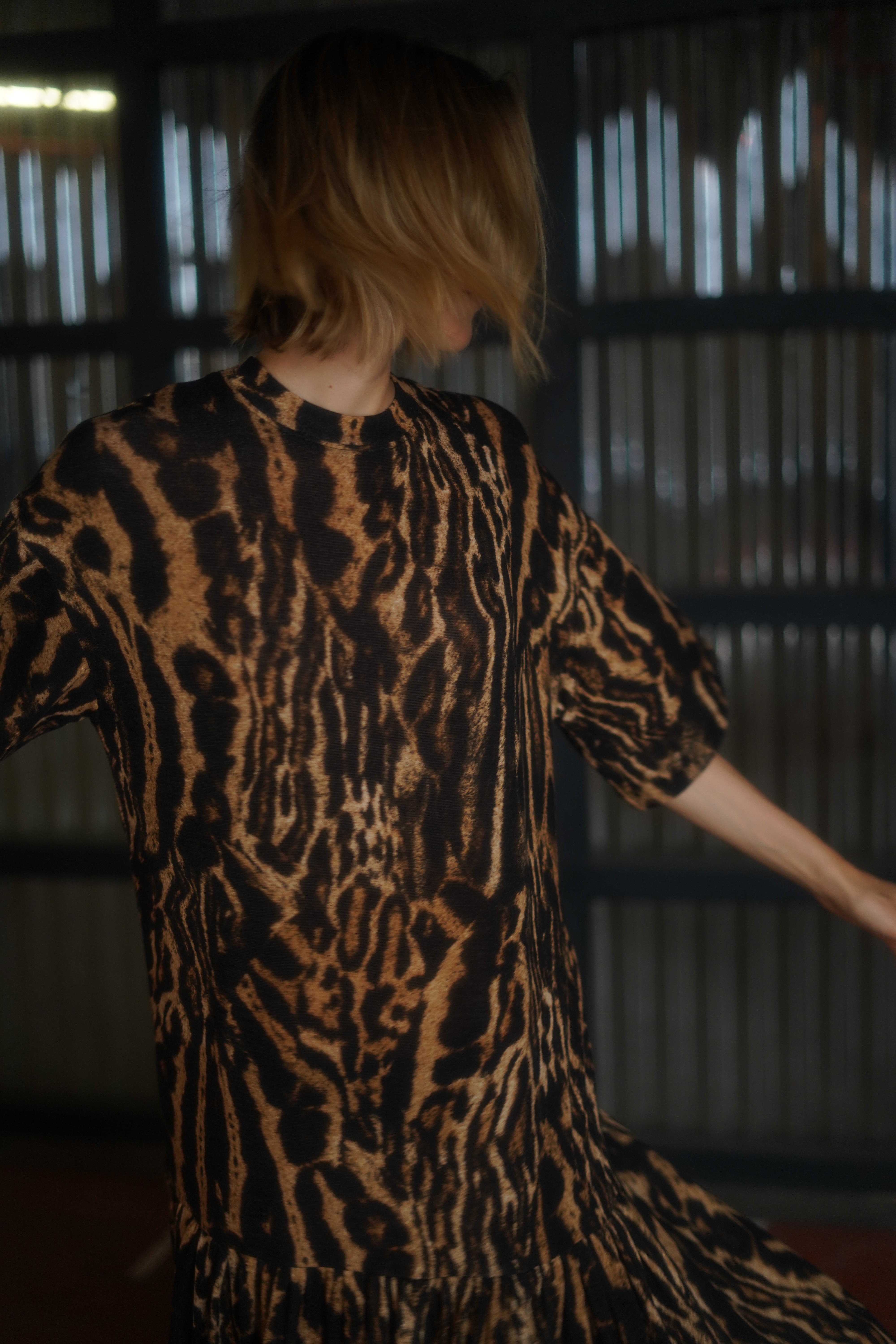Maxivestido leopardo