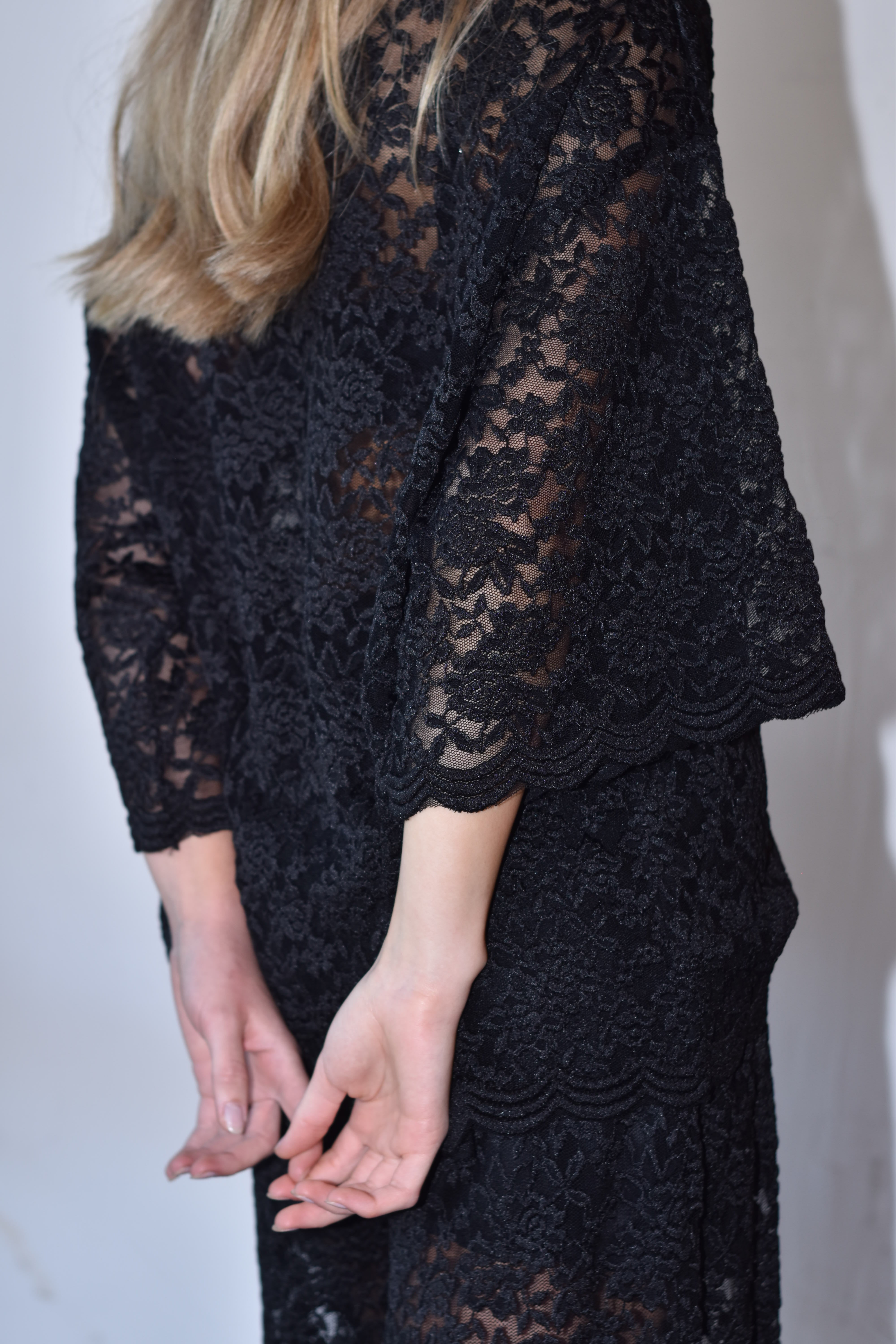 Camiseta oversize encaje