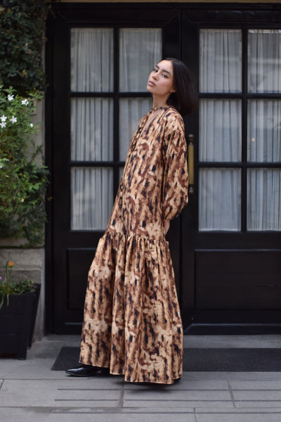 Maxivestido Tie dye