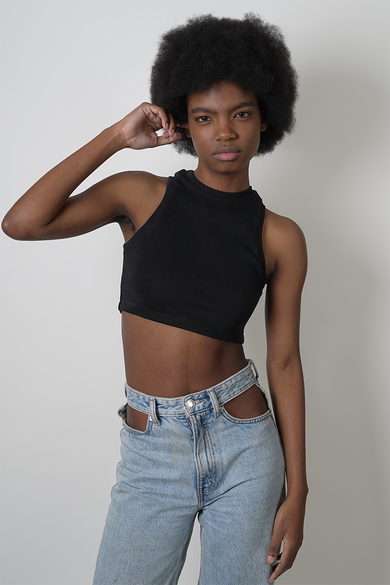 Musculosa rib crop