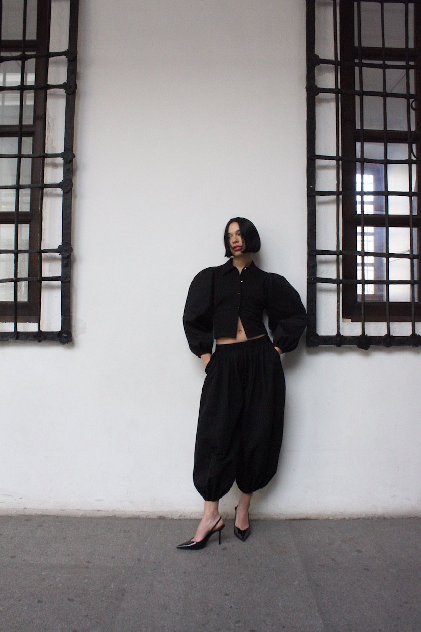Pantalon especial abullonado