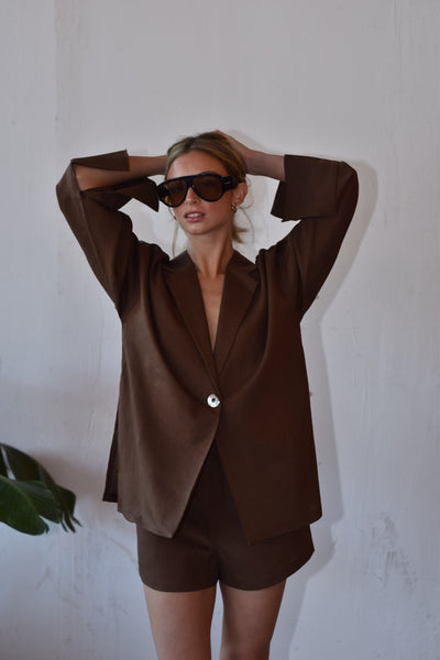 Camisa solapa lino