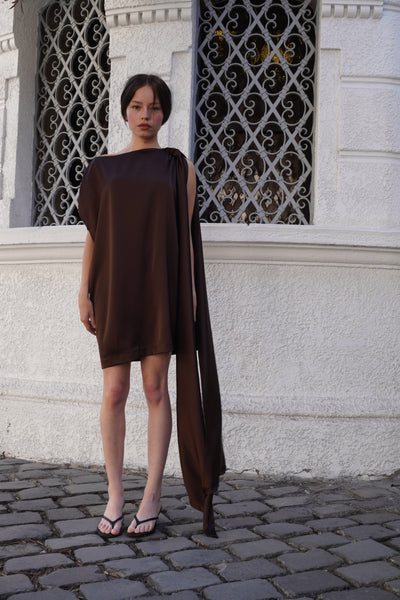 Vestido Maxi nudo