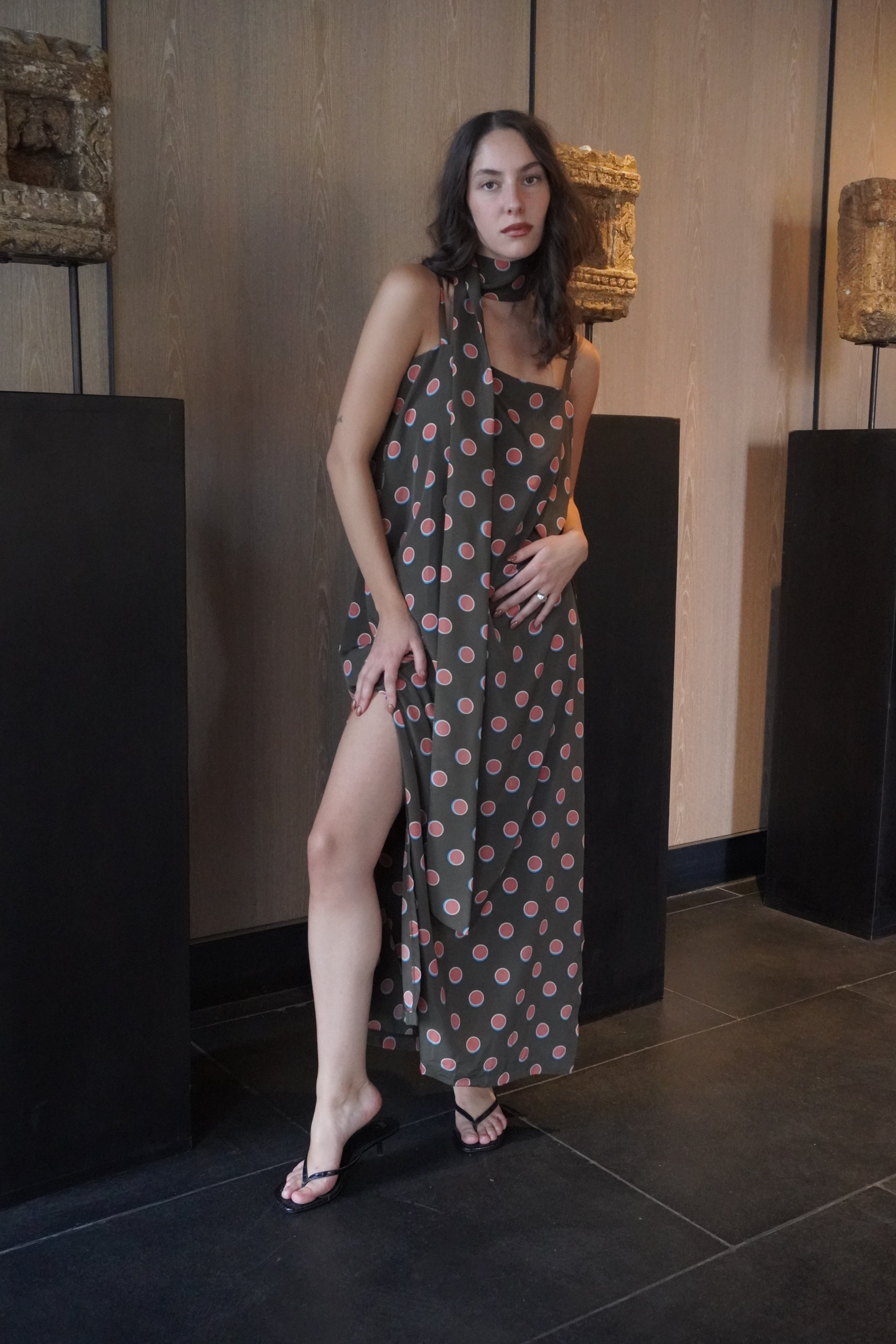 Vestido lunares