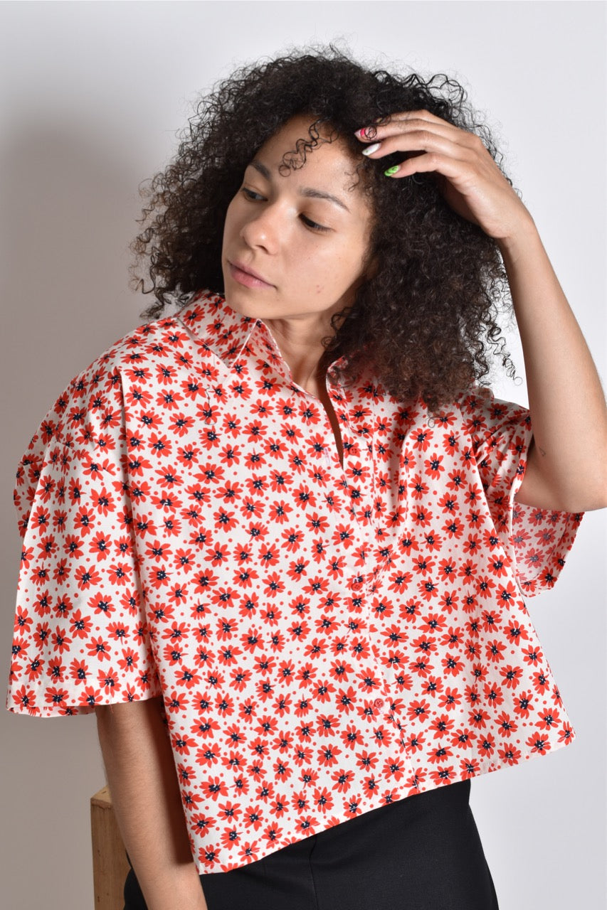 Camisa Oversize Crop