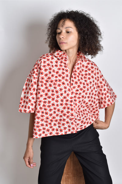 Camisa Oversize Crop